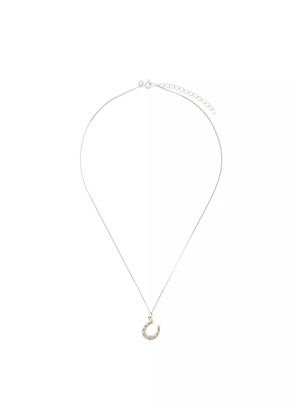 True Rocks mini horseshoe pendant necklace - Metallic