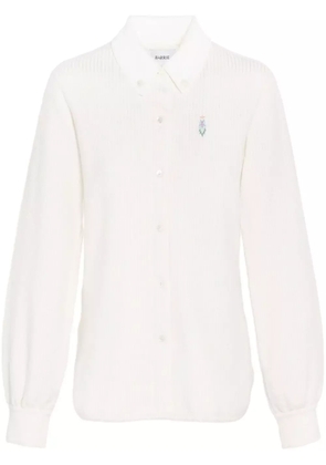 Barrie logo-embroidered shirt - White