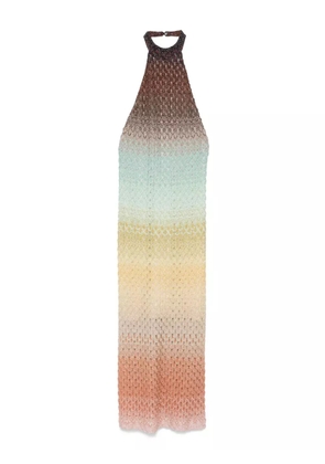 Missoni ombré-effect midi dress - Brown