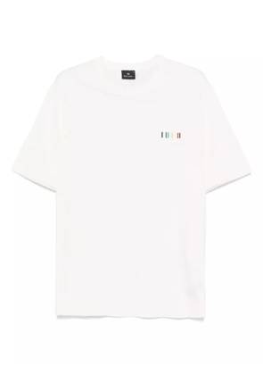 PS Paul Smith artist-stripe detailed T-shirt - White