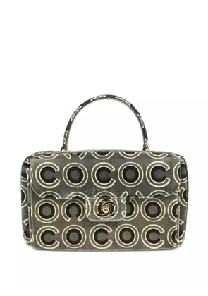 CHANEL Pre-Owned 2002 Coco top handle handbag - Black