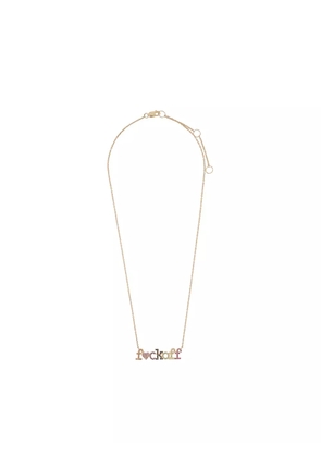 Natasha Zinko diamond-embellished necklace - Gold