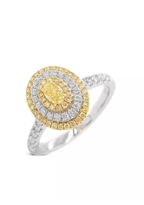 HYT Jewelry 18kt white gold diamond ring - Silver