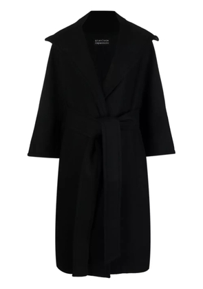 Gianluca Capannolo single-breasted belted coat - Black