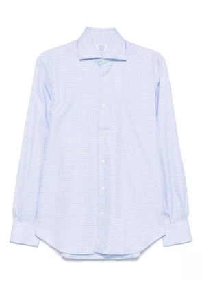 Mazzarelli checked shirt - Blue