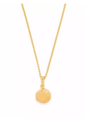 Dinny Hall Personalised My World small orb locket pendant necklace - Gold