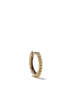 We by WHITEbIRD 18kt yellow gold single Clara hoop earring