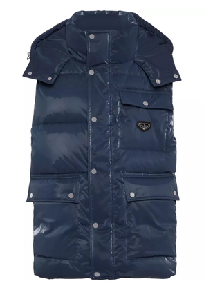 Philipp Plein down gilet - Blue