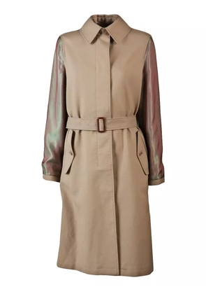Maison Martin Margiela Pre-Owned Irridescent sleeve coat - Neutrals