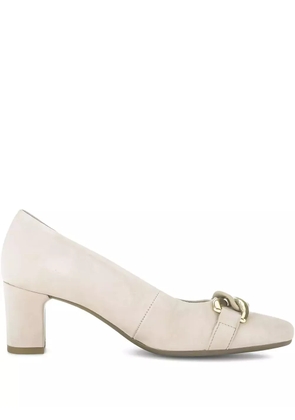 GABOR chain-embellished pumps - Neutrals