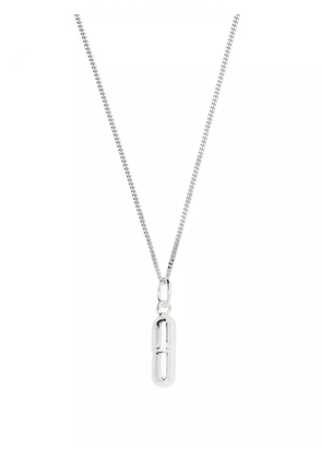 True Rocks mini pill pendant necklace - Silver