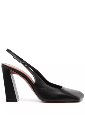 Amina Muaddi 95mm Charlotte slingback pumps - Black