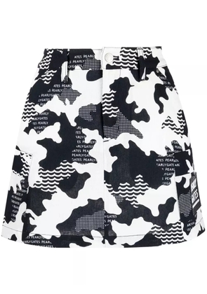 PEARLY GATES camouflage-print mini skirt - Black