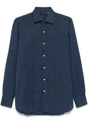 Finamore 1925 Napoli striped shirt - Blue