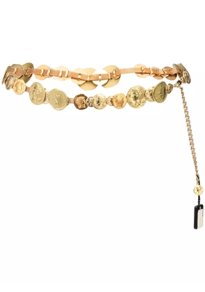Dolce & Gabbana Pre-Owned coin-embellished golden belt