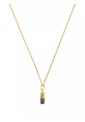 True Rocks pill charm necklace - Gold