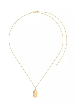 True Rocks mini razor pendant necklace - Gold