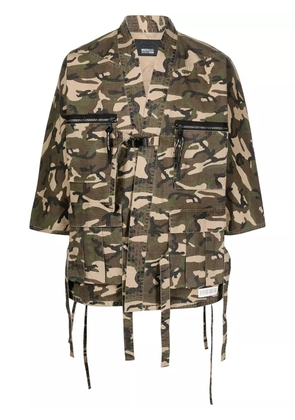 Mostly Heard Rarely Seen camouflage-print utility jacket - Green