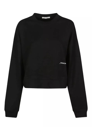 HINNOMINATE logo-print sweater - Black