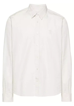 AMI Paris Ami de Coeur cotton shirt - Neutrals