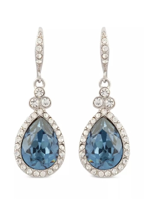Givenchy Pre-Owned 2000s pear-shaped crystal earrings - Silver