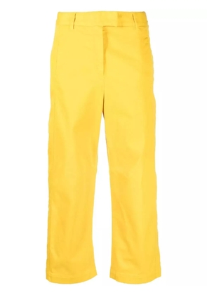 Alberto Biani wide-leg cropped trousers - Yellow
