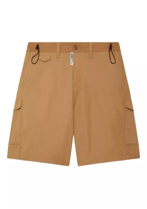 GCDS drawstring-waist bermuda shorts - Neutrals