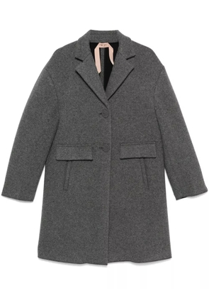 Nº21 single-breasted coat - Grey