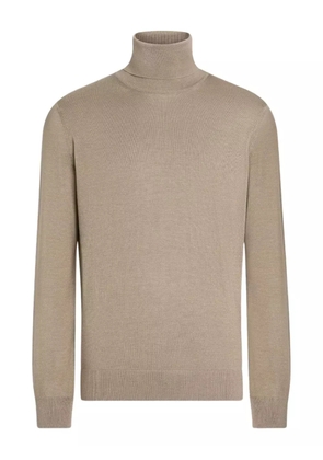 Zegna turtleneck sweater - Neutrals
