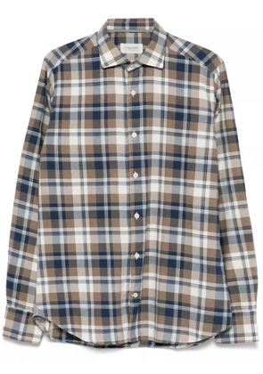Tintoria Mattei checked shirt - Blue