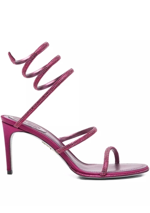 René Caovilla 105mm Cleo sandals - Purple