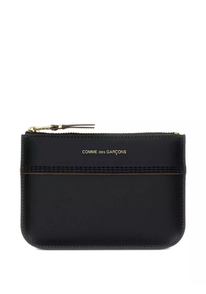 Comme Des Garçons Wallet zip-fastening leather wallet - Black