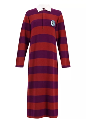 PAULA patch-detail polo dress - Purple