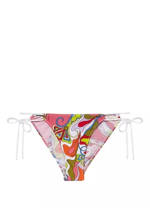 PUCCI Orchidee-Print bikini bottoms - Pink