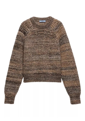 Prada ribbed-knit sweater - Brown