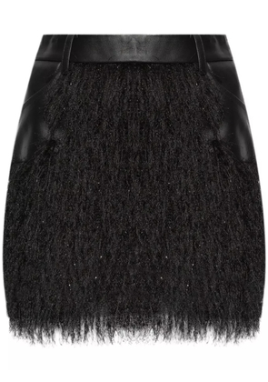 The Mannei fringed skirt - Black
