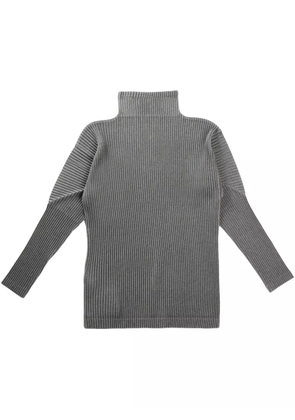 Homme Plissé Issey Miyake high-neck sweater - Grey