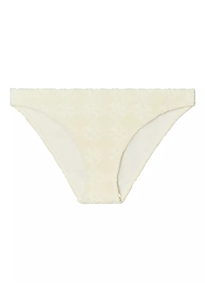 Tory Burch Terry logo bikini bottoms - Neutrals