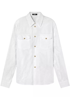 Versace Barocco-jacquard shirt - White
