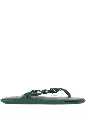 Flòwze knotted flat sandals - Green