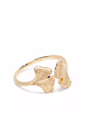 Aurelie Bidermann 18kt yellow gold Ginkgo ring