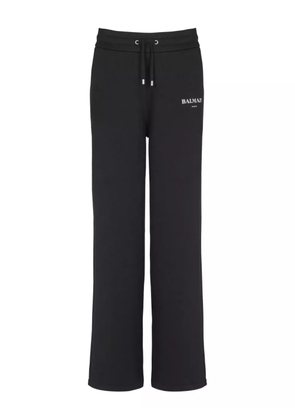 Balmain logo-print track pants - Black