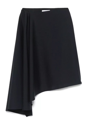Alexander McQueen asymmetric midi skirt - Blue