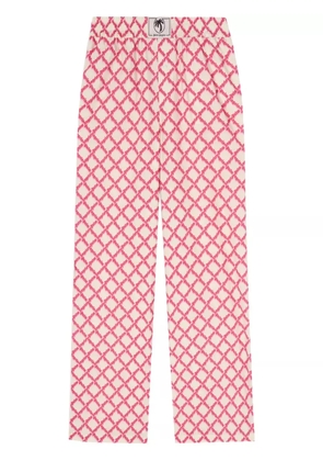 Palm Angels logo split trousers - Pink