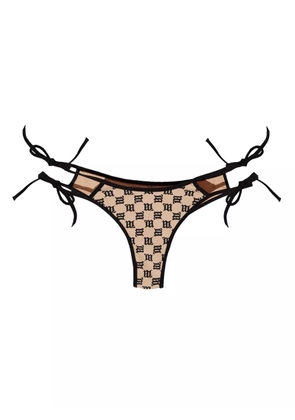 MISBHV monogram bikini bottoms - Neutrals