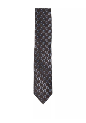 Zegna silk tie - Brown