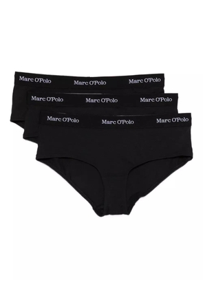 Marc O'Polo logo briefs (pack of three) - Black