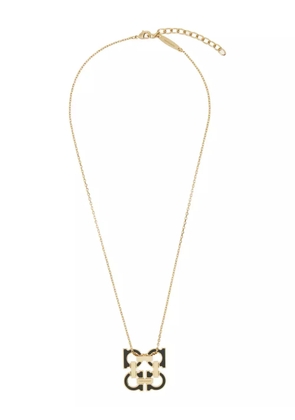 Ferragamo Gancini-pendant necklace - Gold
