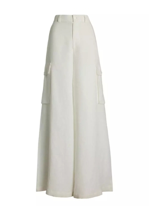 Ralph Lauren Collection wide-leg cargo trousers - White