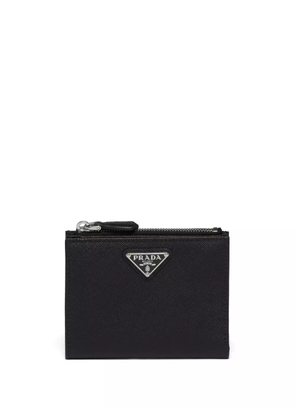 Prada triangle-logo Saffiano leather wallet - Black